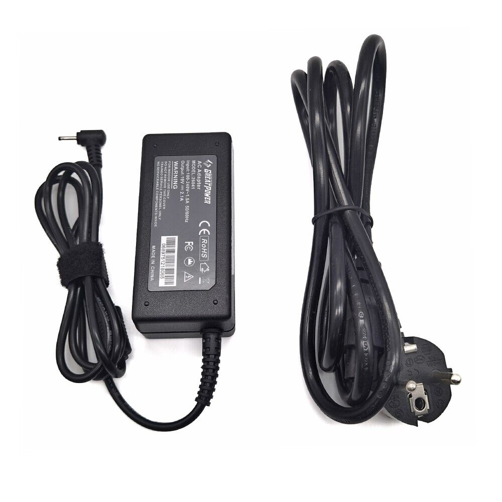 Alimentatore caricabatteria compatibile con Samsung 19V - 40W- 2.1 Ampere -3.0 *