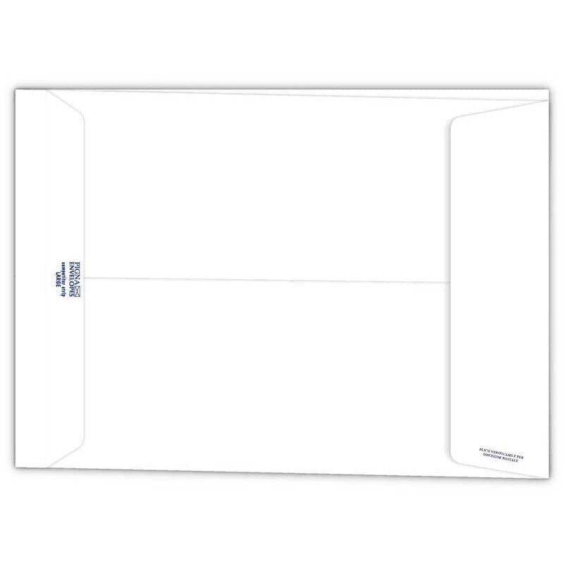 Buste a sacco bianche Pigna Envelopes Competitor strip Large soffietti 4 cm 120