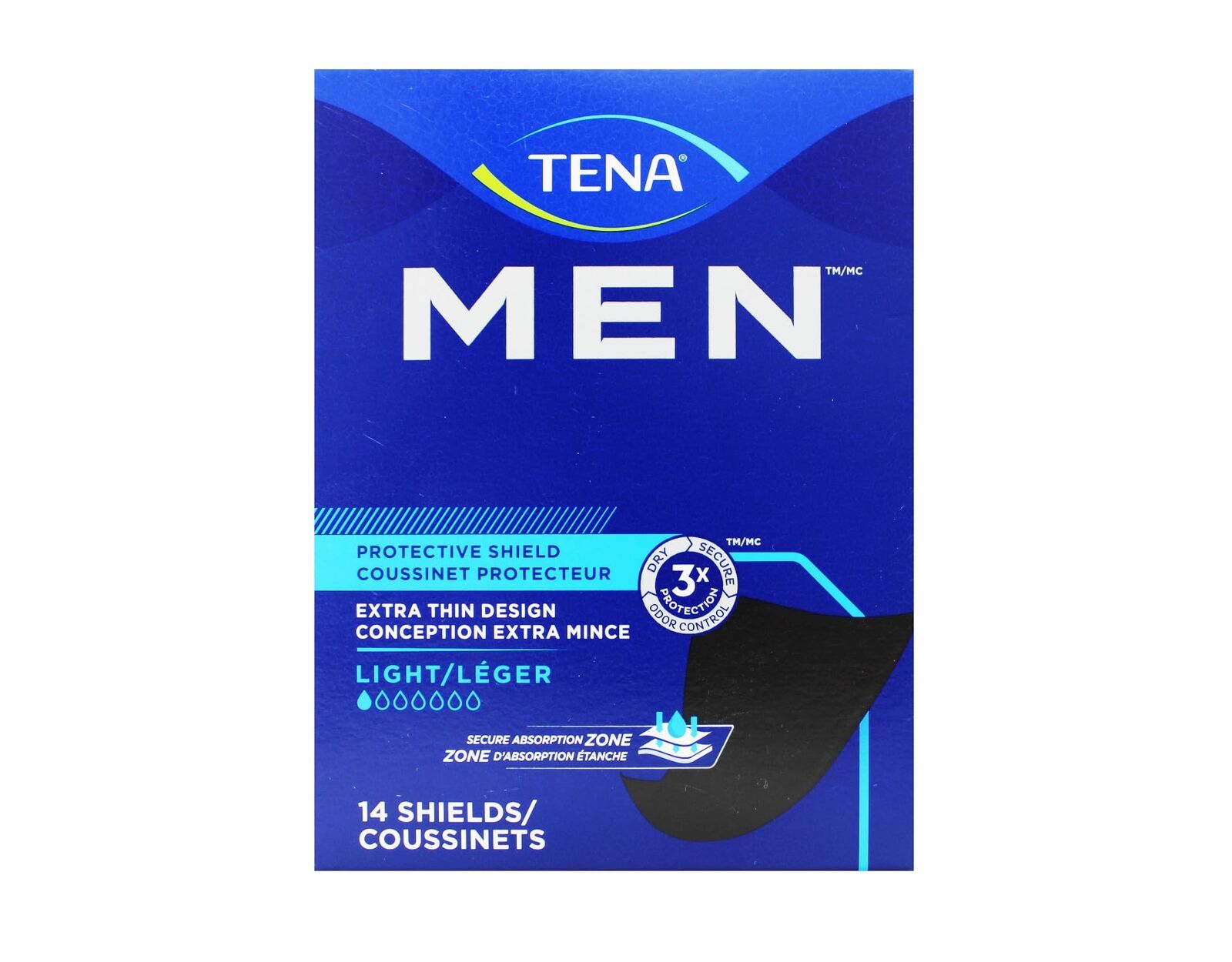 Tena Men Discreet Protection Protective Shield Extra Light - - by TENA (d0V)