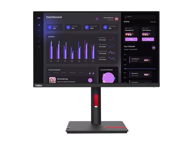 Lenovo ThinkVision T24i-30 LED monitor 24" (23.8" viewable) 63CFMARXEU