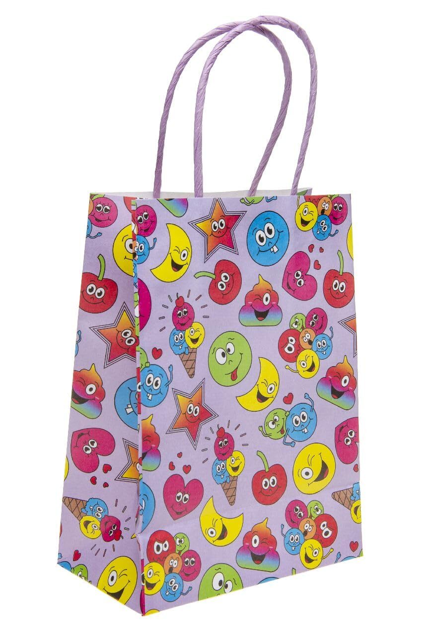 DUCKIEZ Eco-Friendly Paper Gift Bags. Party Bags with Handles. Birthday Party Fa