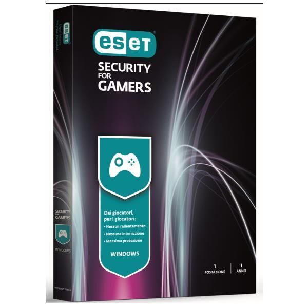 Eset Security For Gamers 2023 Antivirus Avanzato Per Gamers Eis-Gam1-A1-Box Anti