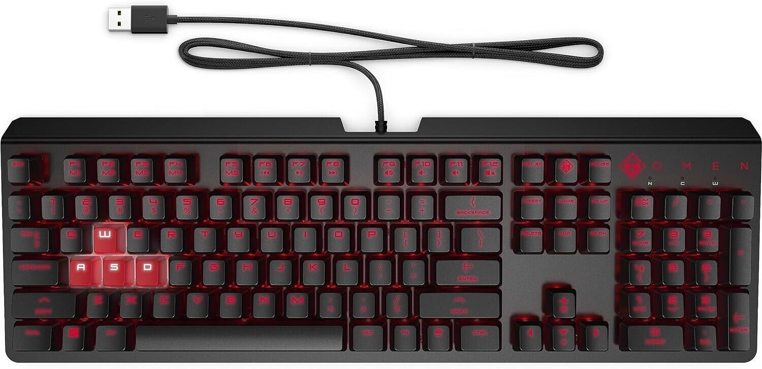 Tastiera Meccanica Gaming HP Omen Encoder Cherry MX Red Qwerty ITA 6YW76AA#ABZ