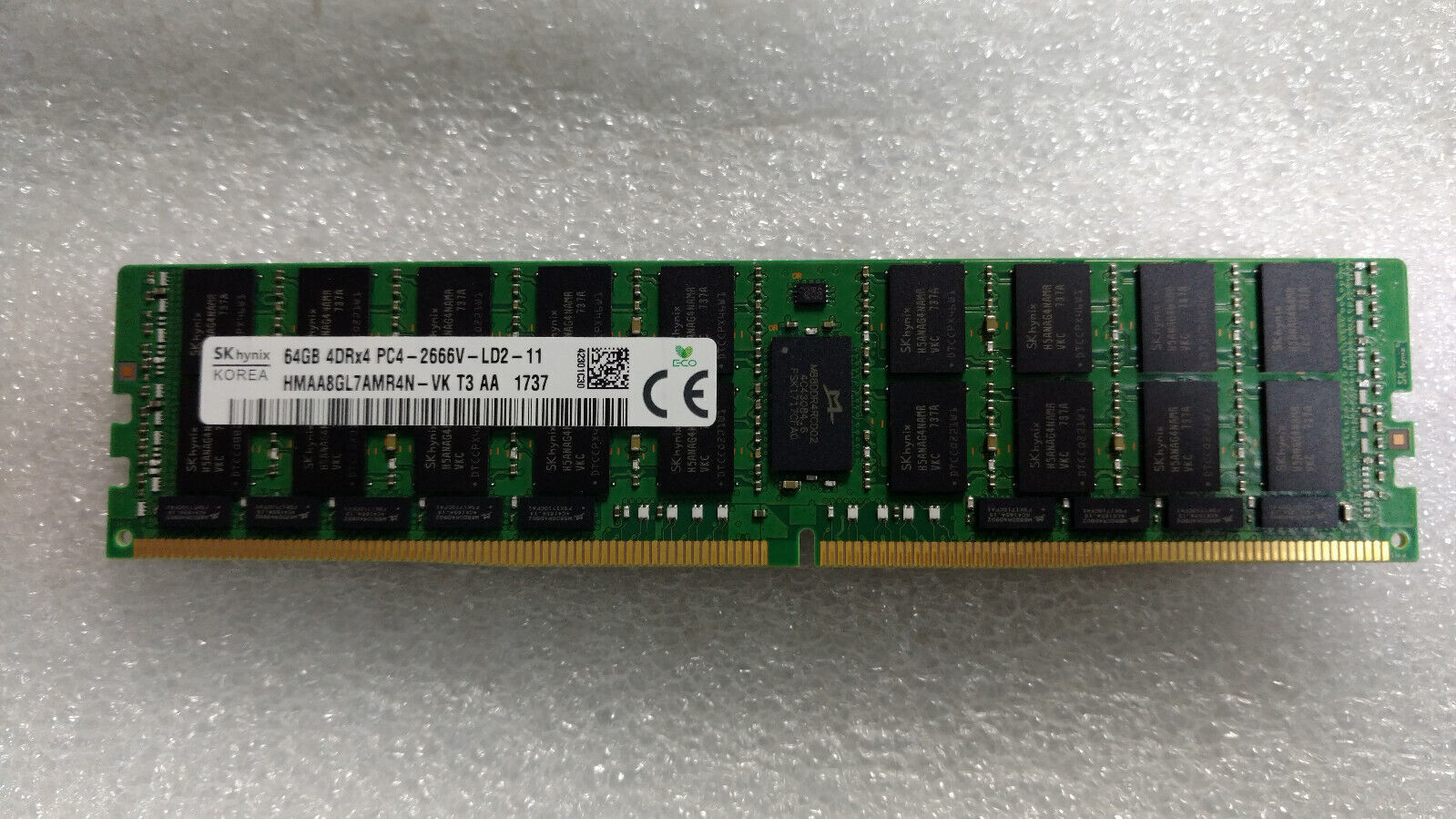 Sk Hynix 64GB 4DRx4 PC4-2666V-LD2-11 DDR4 RAM ECC (HMAA8GL7AMR4N-VK)