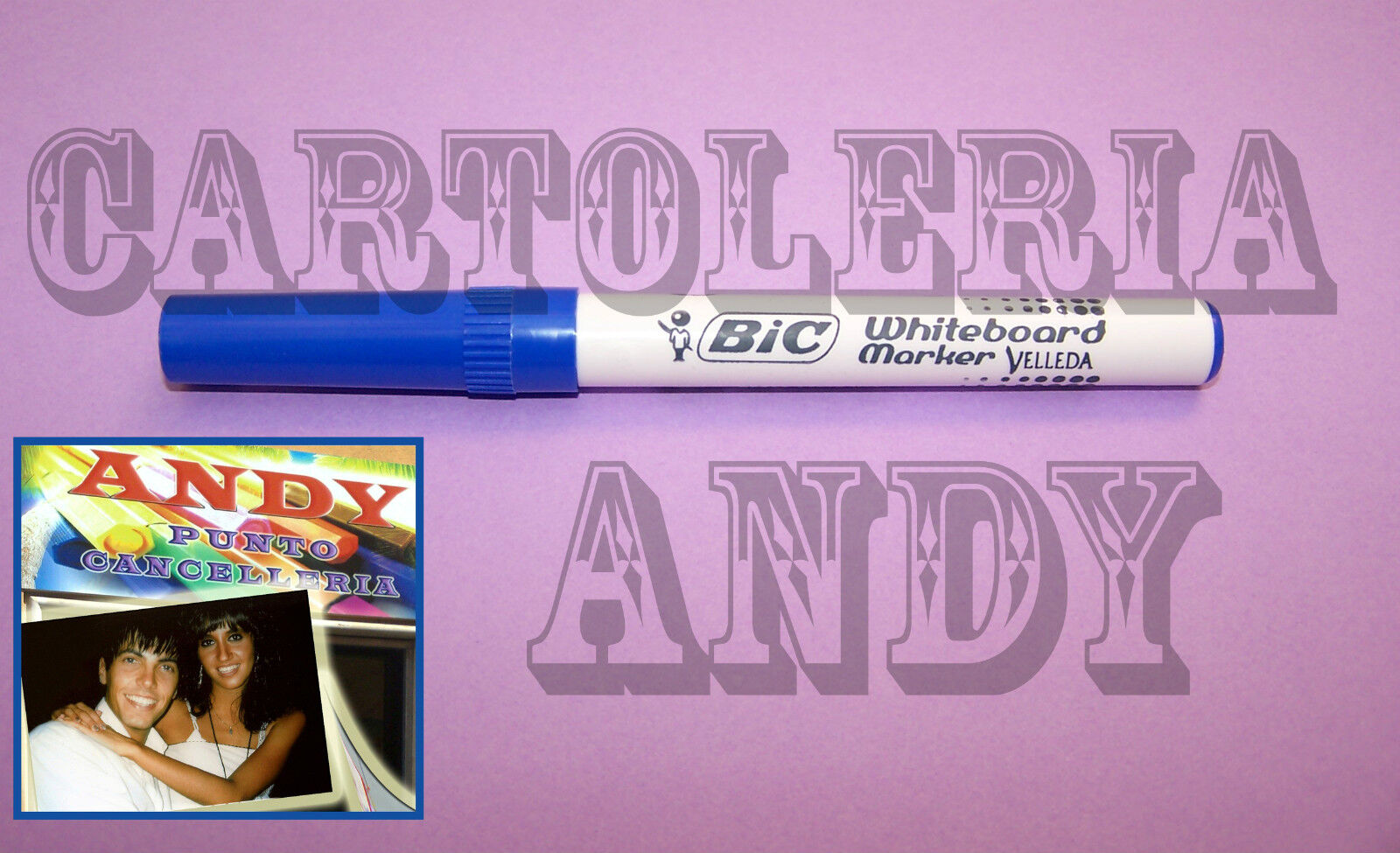 PENNARELLO VELLEDA WHITEBOARD MARKER 1741 - BIC - PUNTA TONDA - BLU COD. 830149