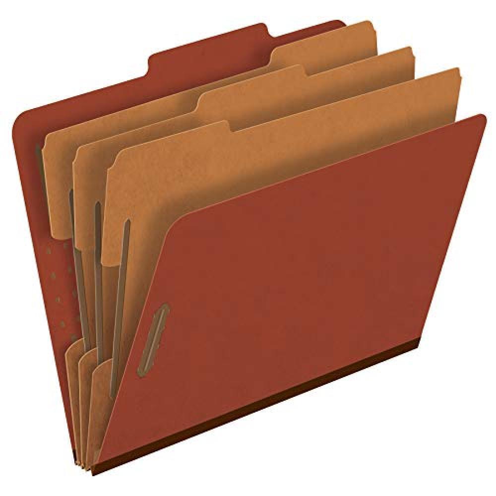 Pendaflex classificazione cartelle, standard, 3 divisori, Embedded Fasteners, 2/
