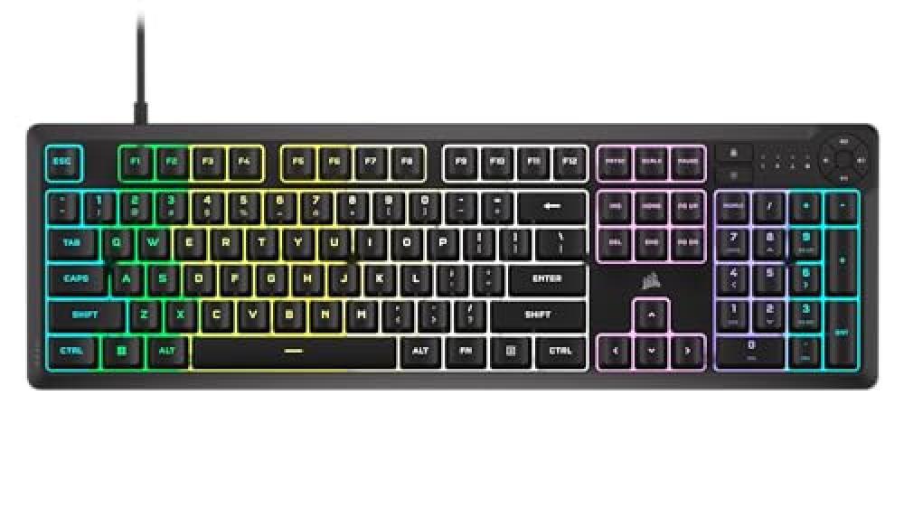 Corsair K55 CORE RGB Membrana Wired Gaming K55 - Interruttori silenziosi e reatt