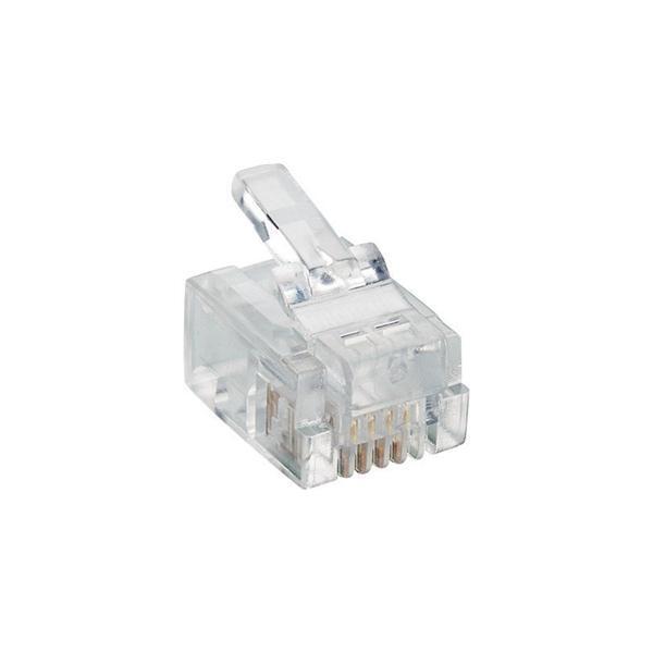 Mach Power CONNETTORE PLUG TELEFONICO RJ11 6P4C (CONF. 50PZ) (CV-LAN-054)