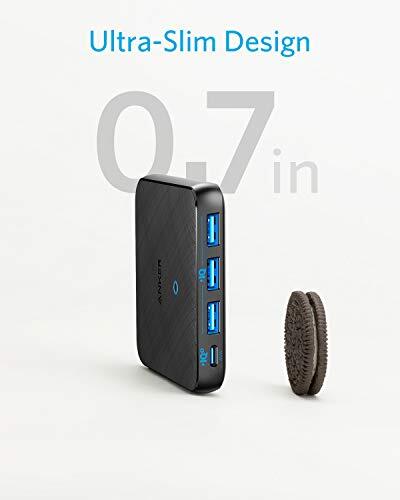 Anker - PowerPort “Atom III” Slim, USB-C, Caricatore da 65 W, 4 Porte,