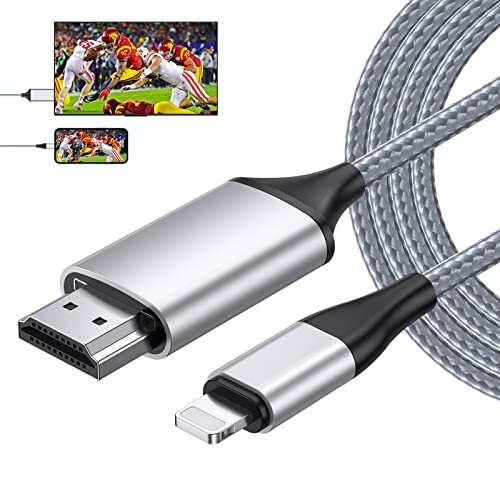 lulaven [4M Long Version HDMI Cable for iPhone, HDMI Converter Cable, (Z5U)