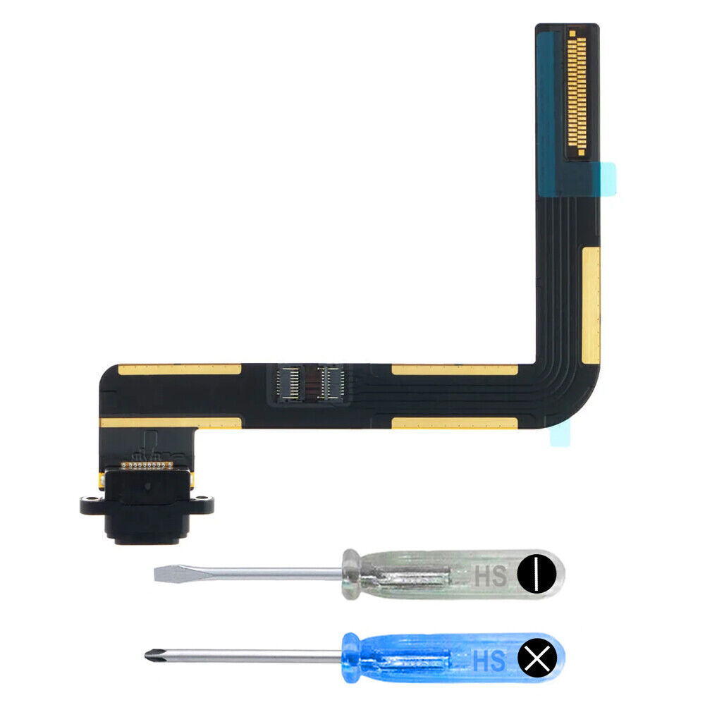 Dock Connector Power Socket Jack per iPad 7/iPad 8 - Nero