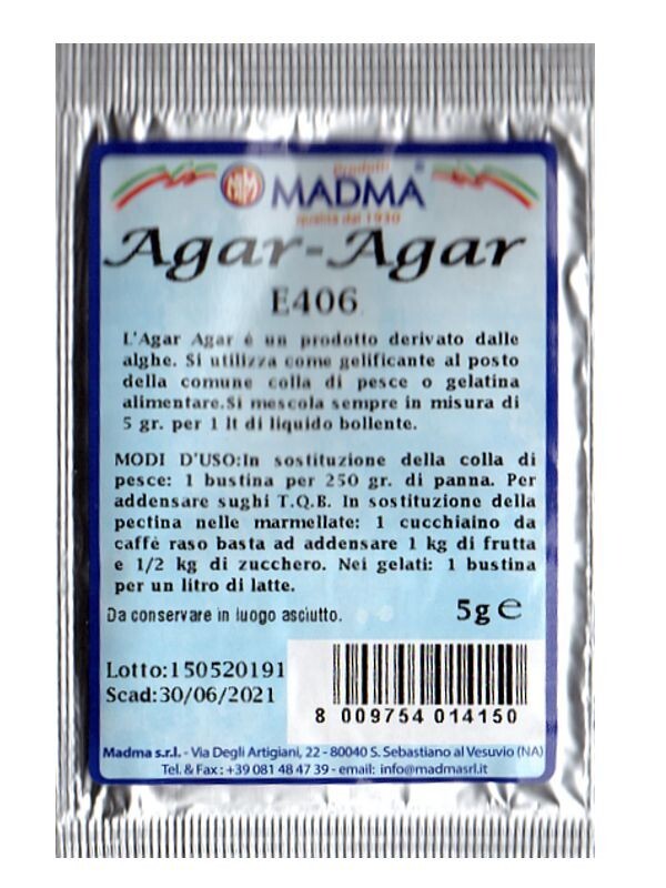 AGAR AGAR IN BUSTINA 5 GR