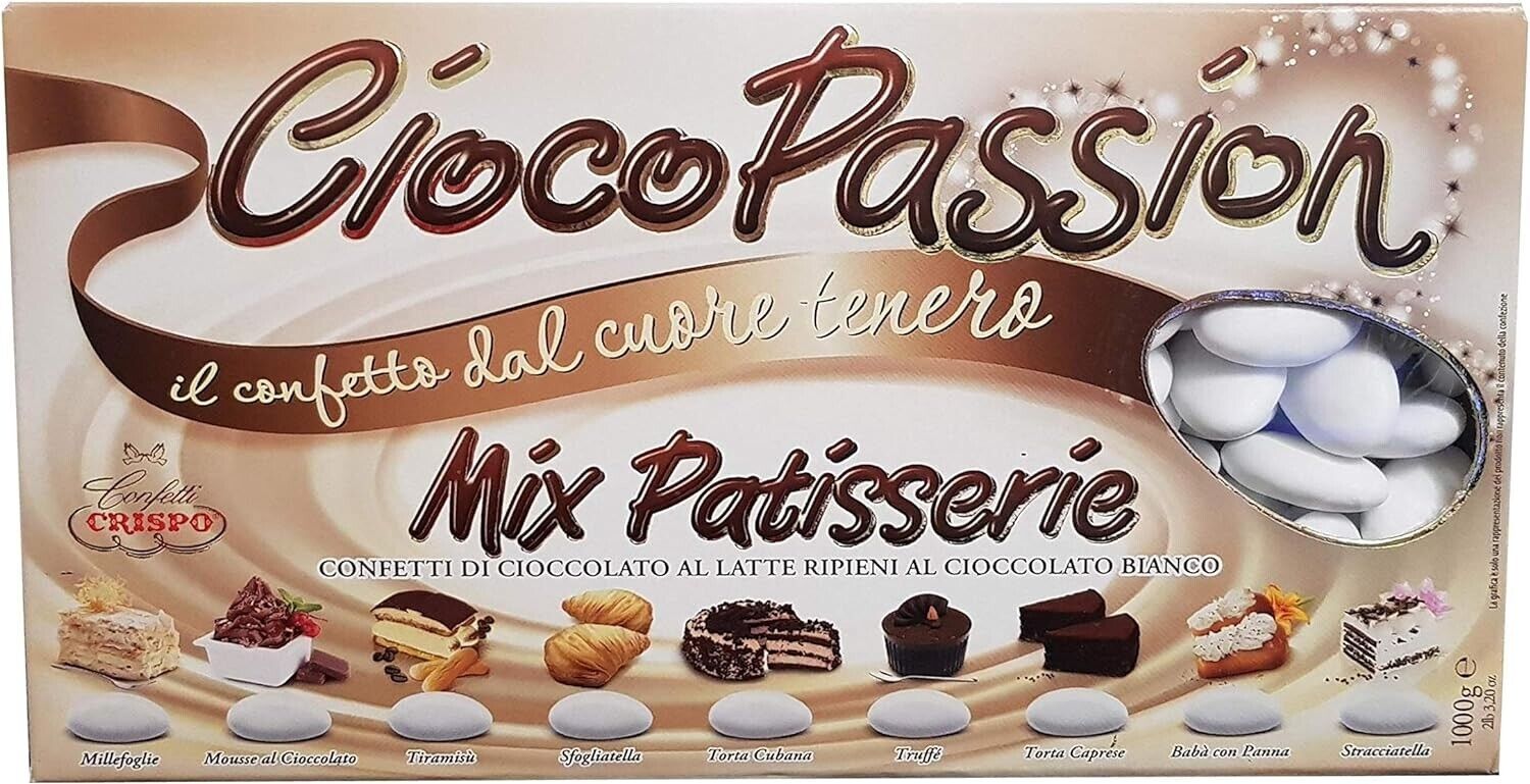 CONFETTI Crispo Cioco Passion MIX PATISSERIE Matrimonio Comunione Cioccolato