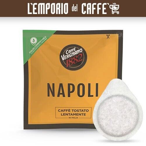 300 Cialde Carta Caffe Vergnano Miscela Napoli ex Classica Gusto Pieno e Rotondo