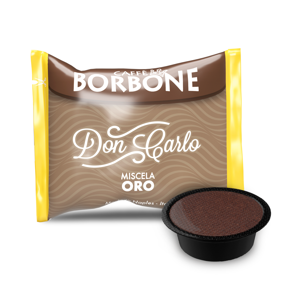 CAFFÈ BORBONE DON CARLO - MISCELA ORO - Box 50 CAPSULE COMPATIBILI A MODO MIO