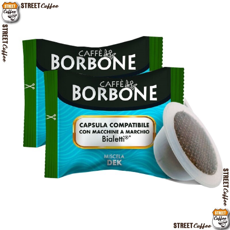 200 Cialde Capsule Caffè Borbone Miscela Dek Decaffeinato compatibili Bialetti