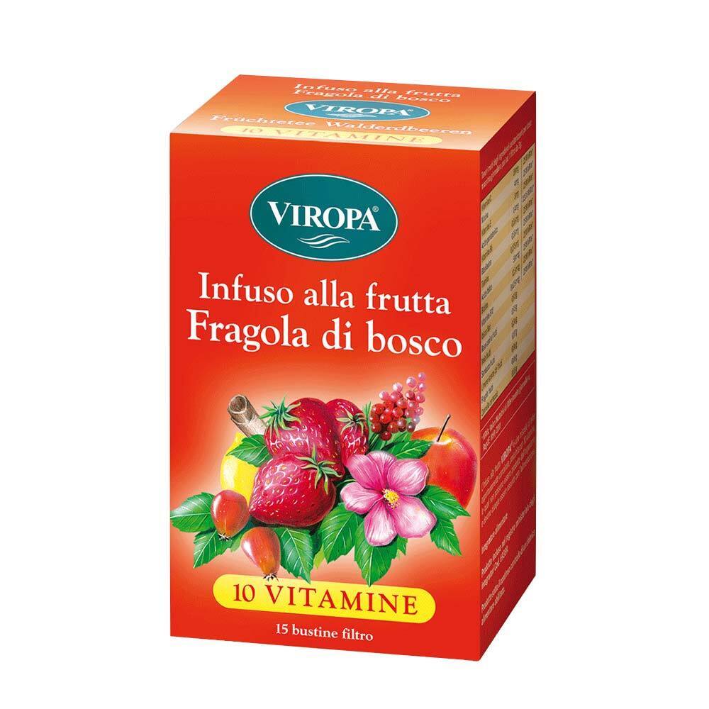 Viropa Infuso alla Frutta Fragola di Bosco, 15 bustine filtro