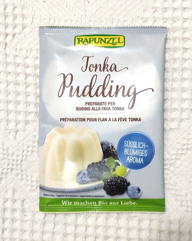 PREPARATO PER BUDINO ALLA FAVA DI TONKA pudding flan dolce crema dessert Cumaru