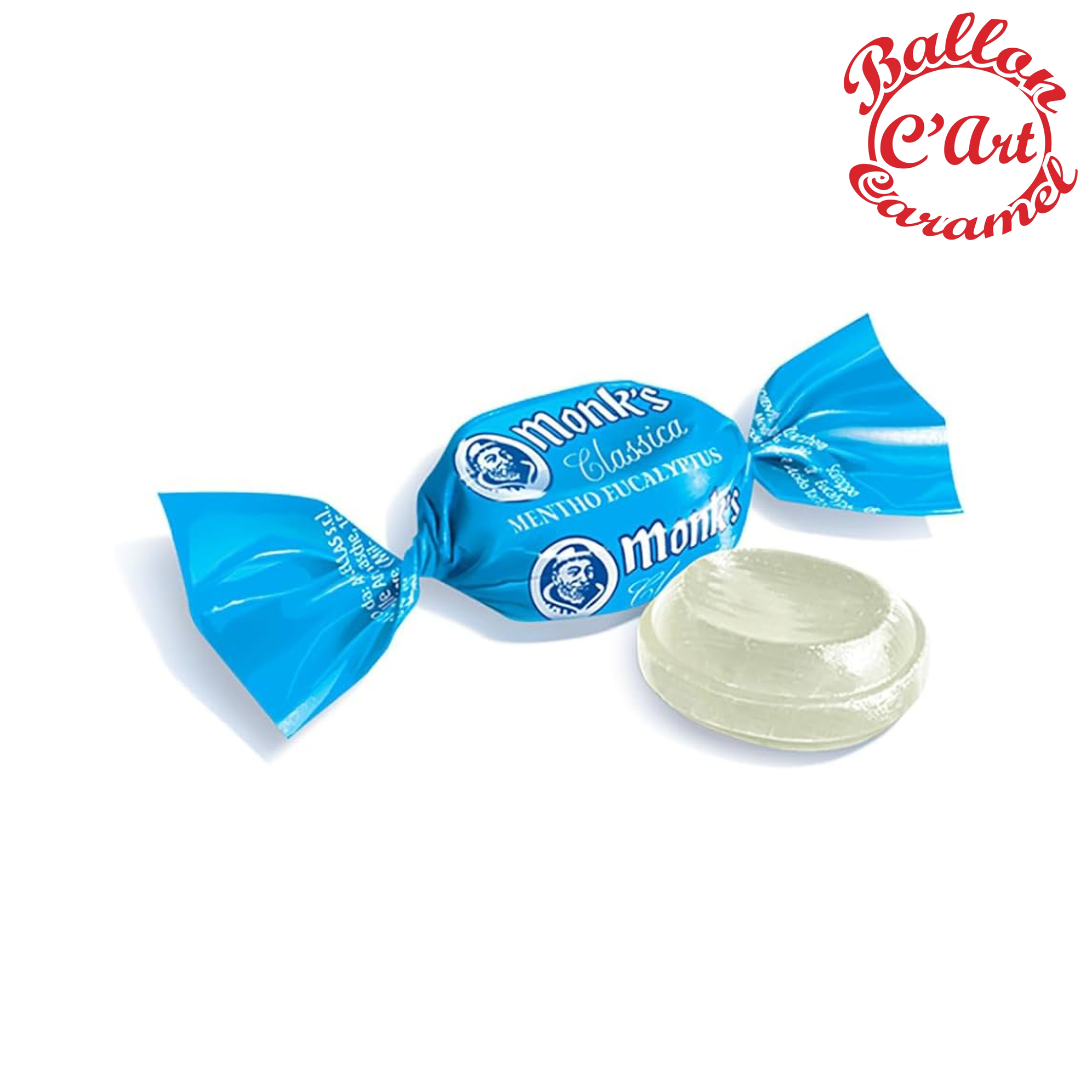 Caramelle Dure Monks Classiche Balsamiche al Gusto Mentolo ed Eucalipto (1 Kg)
