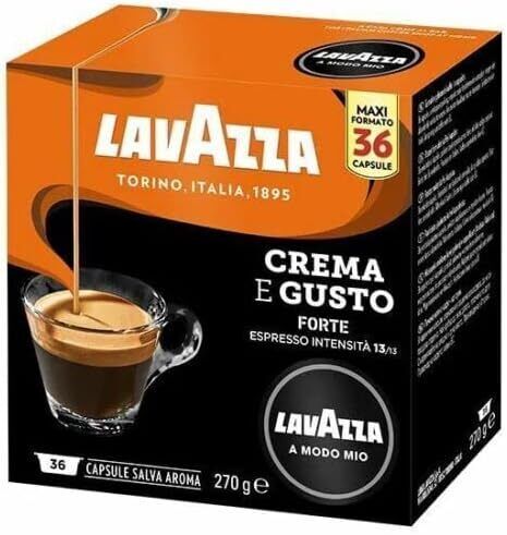 LAVAZZA 8279 CAPSULE CAFFE A MODO MIO CREMA E GUSTO FORTE 36PZ