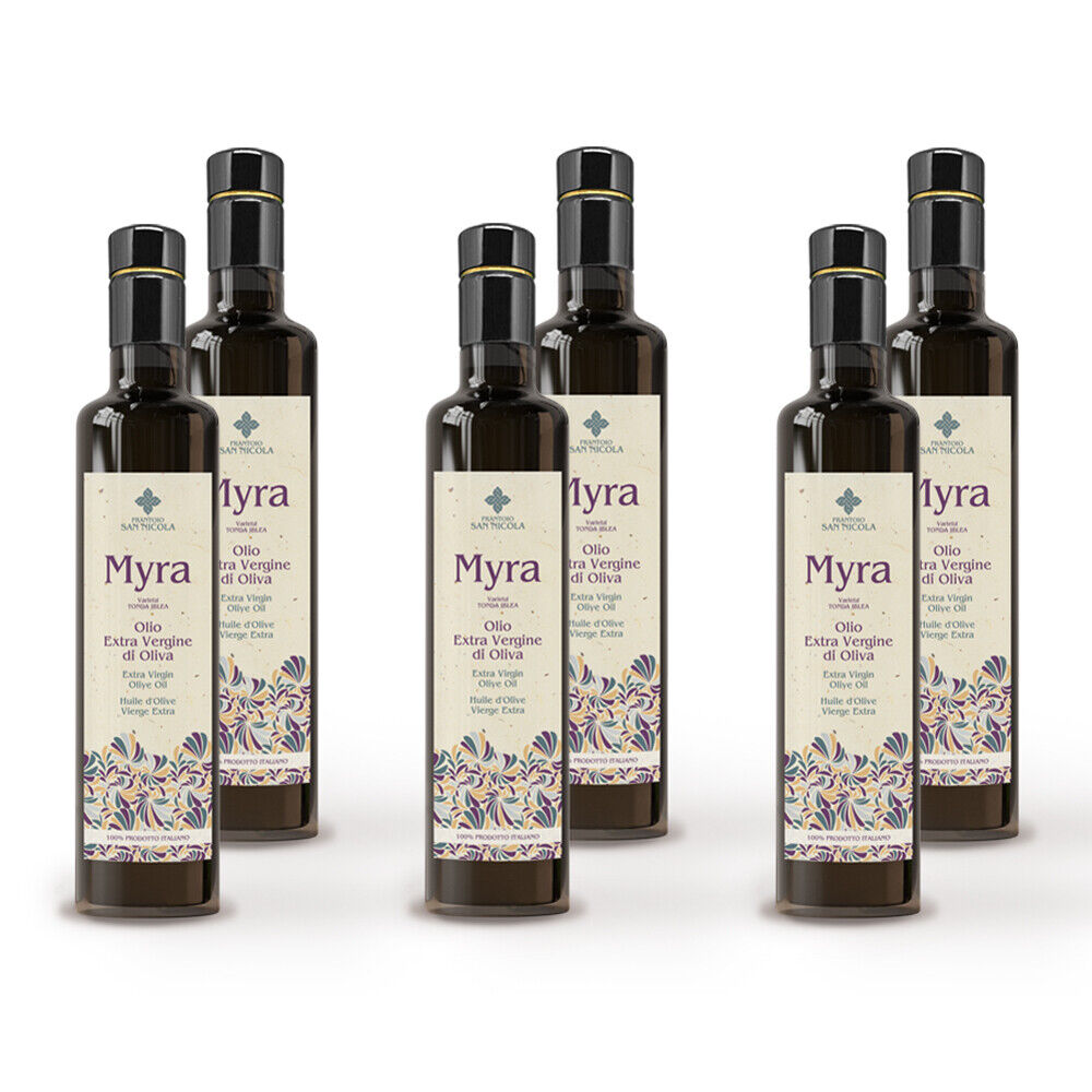 Olio extravergine di oliva Myra Monocultivar Tonda Iblea