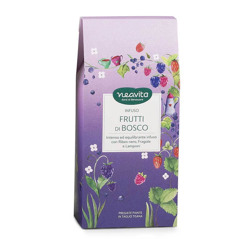 Neavita Frutti di Bosco Infuso di Frutta Ricarica Sfuso, 100g