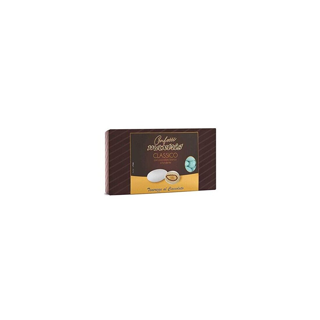 MAXTRIS | CONFETTI ITALIANI CIOCOMANDORLA 1 KG| CLASSICO VERDE TIFFANY  MAX-MAXV