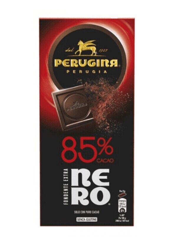 TAVOLETTA DI CIOCCOLATO FONDENTE PERUGINA AL 85% 85GR