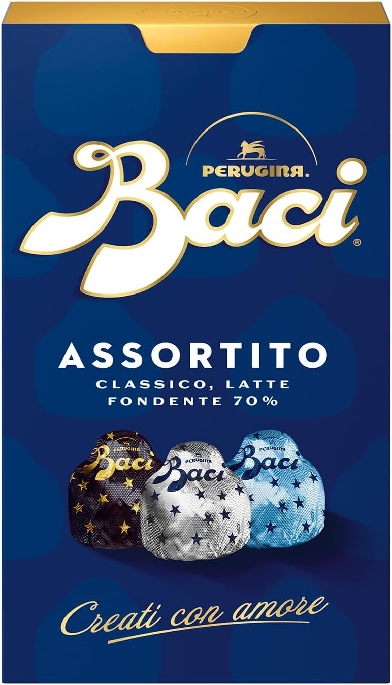 Baci Perugina Assortiti Perugina Bacio Cioccolato Latte Fondente 200 grammi