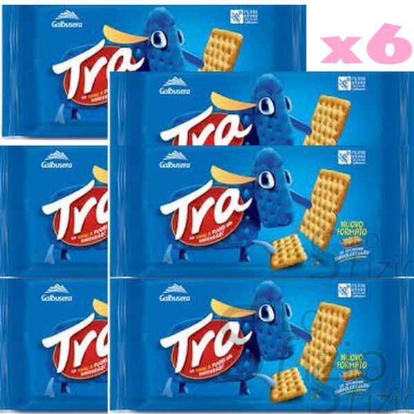 GALBUSERA TRA CRACKERS 6X250GR 6 CONFEZIONI