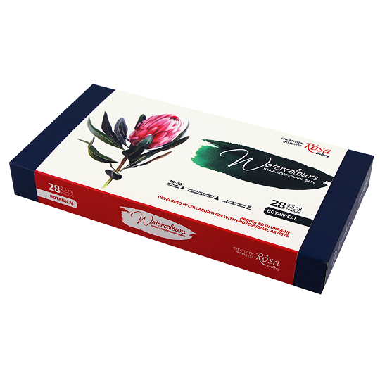 Acquerello BOTANICAL - ROSA Gallery - 28 colori (340328)