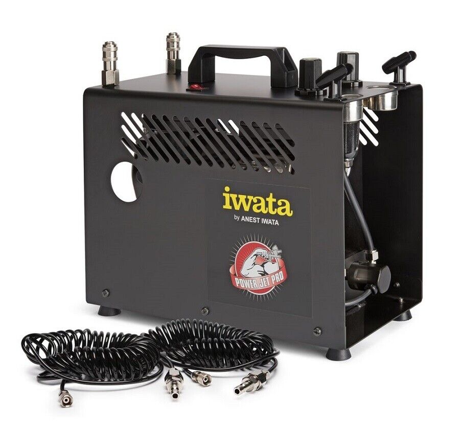 Compressore silenzioso Iwata IS-975 POWER JET PRO serbatoio e due uscite IS975DE