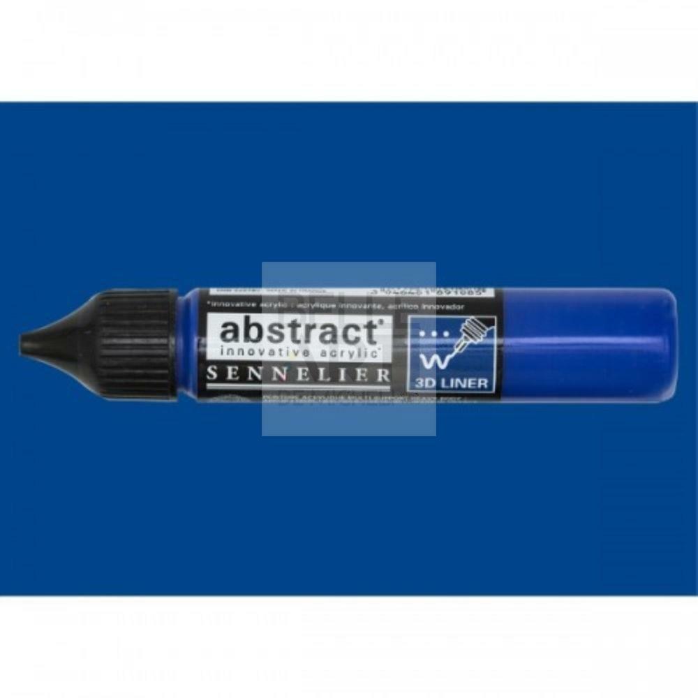 LINER ABSTRACT 314 BLU OLTREMARE - ACRILICO A SPESSORE 27 ML