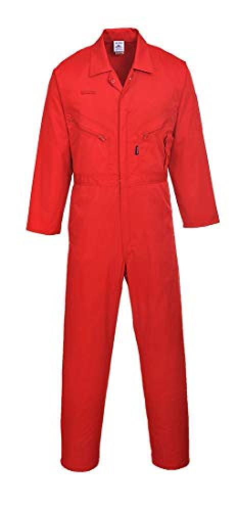 (TG. 3X-Large) Portwest C813RERXXXL Liverpool zip tuta, regular, 3 x -large, ros