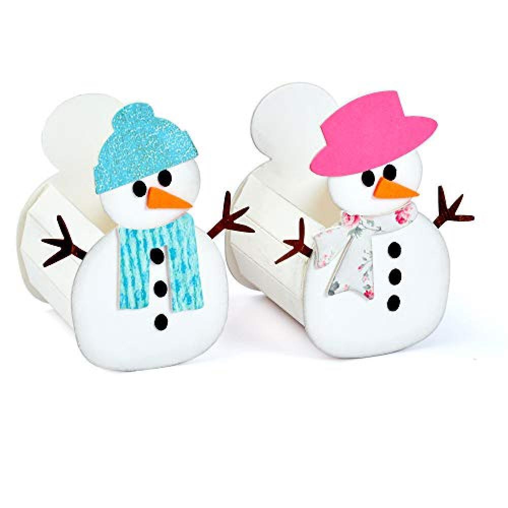 (TG. Taglia unica) Sizzix ScoreBoards L Die Box Snowman Fustella ScoreBoard L 66