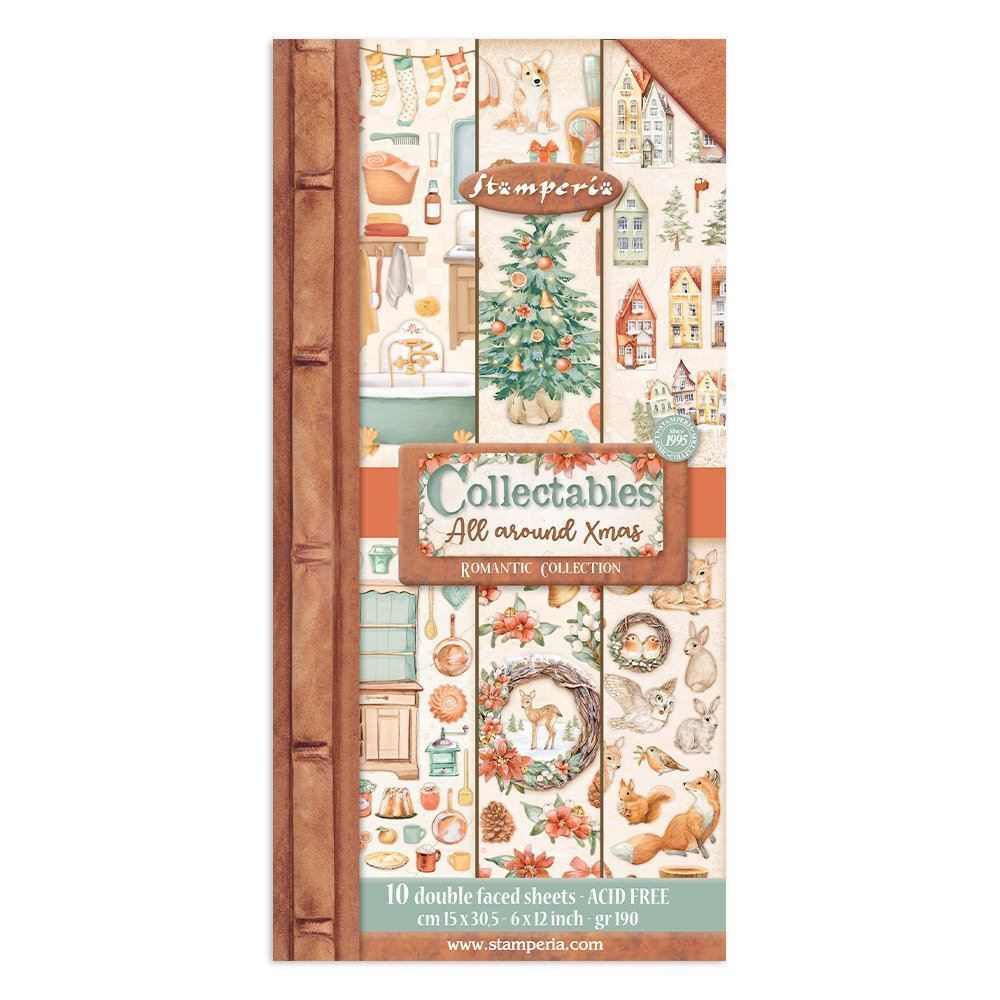 Blocco di Carte Scrap Collectables All Around Christmas