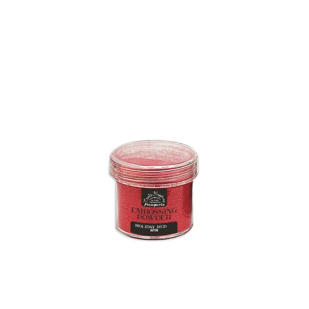 Embossing Powder Holiday Red polvere da rilievo