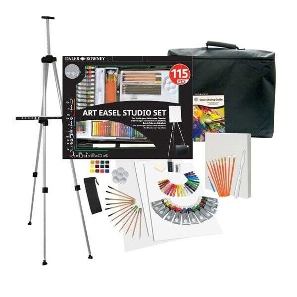 COMPLETE ART SET DALER & ROWNEY 115pz