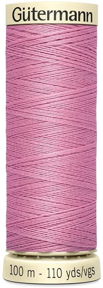 GUTERMANN - 100mt - FILO PER CUCITO 100% POLIESTERE - COLORE ROSA CHEWING GUM...