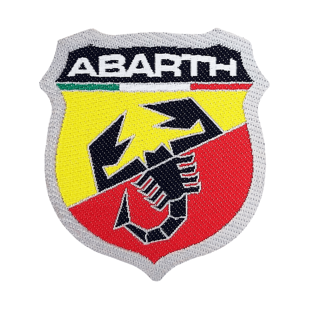 Toppa Adesiva Abarth Scudetto 74 x 80 mm