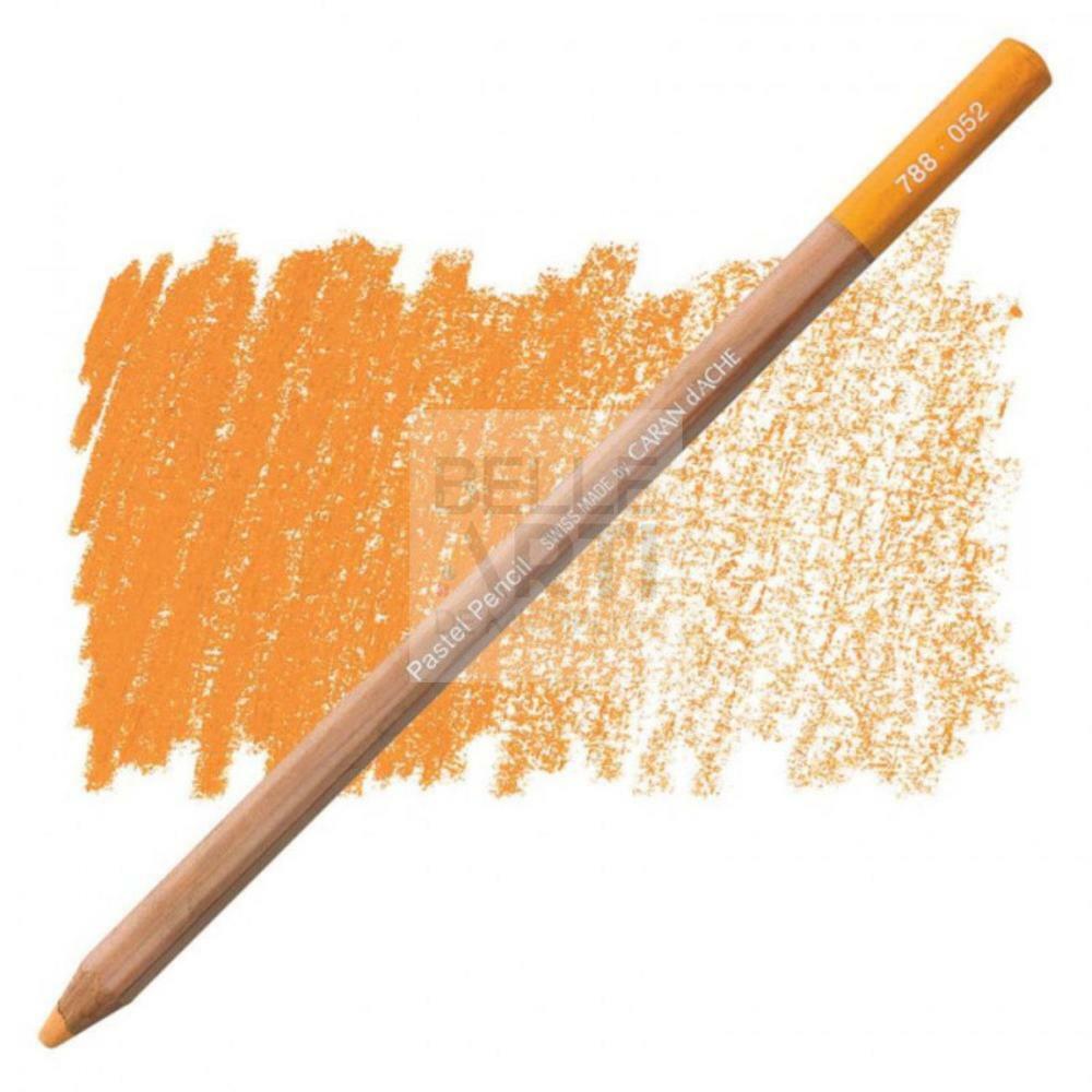 MATITE COLORATA SECCA " PASTEL PENCILS " CARAN D'ACHE 052 ZAFFERANO