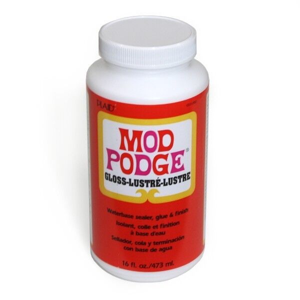 455ml Mod Podge Gloss Finitura Colla Adesivo Sealer Decoupage Craft Non Tossico