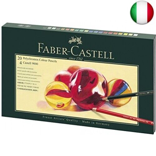 Faber-Castell 210051 - Set regalo Polychromos + Castell 9000