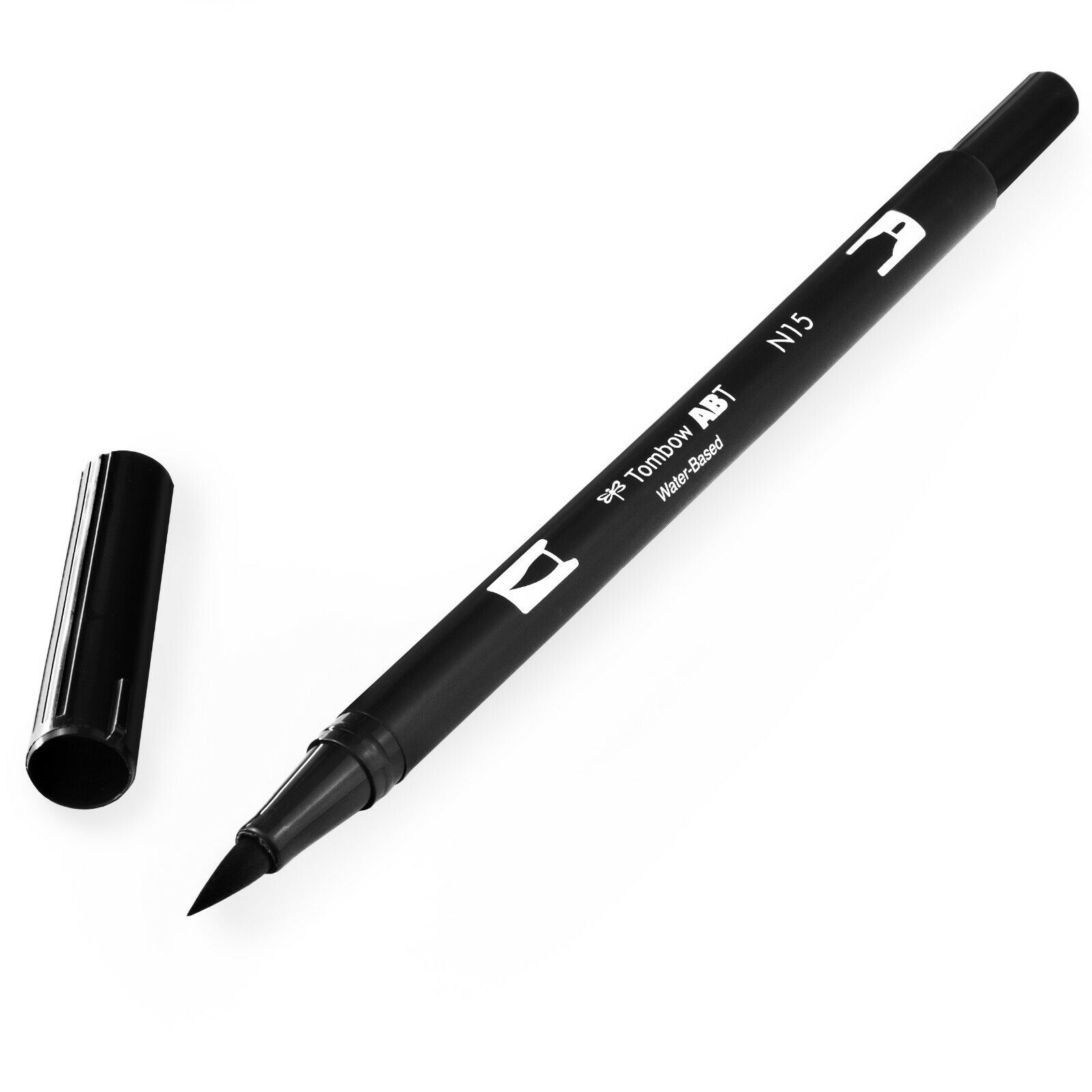 Tombow Abt Dual Spazzola Pennarello - / Fine Pennino - 0.3-10mm - Nero - Singolo