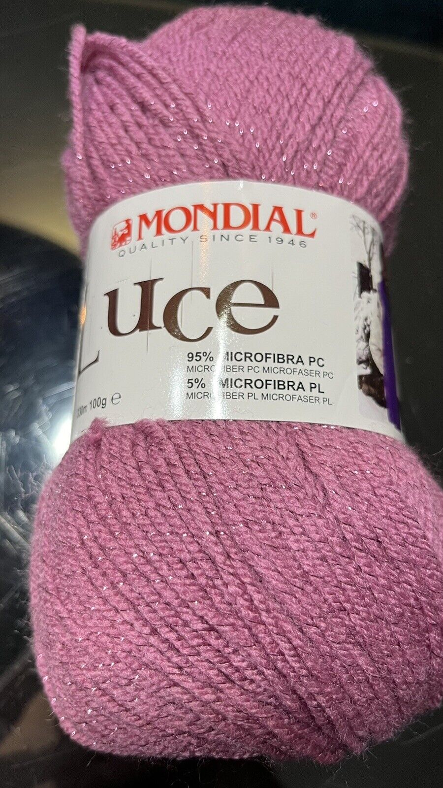 Microfibra Lurex Luce Lane Mondial gomitolo 100 gr