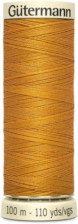 GUTERMANN - 100mt - FILO PER CUCITO 100% POLIESTERE - COLORE SENAPE 412