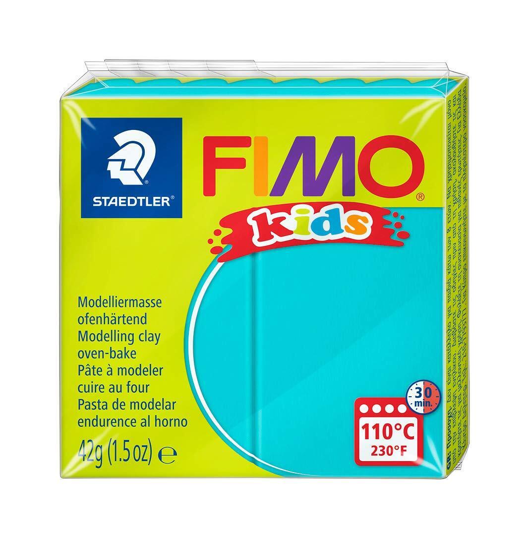 Fimo Kids Modelling Clay, Turquoise, 42 g Turquoise Pack of 1