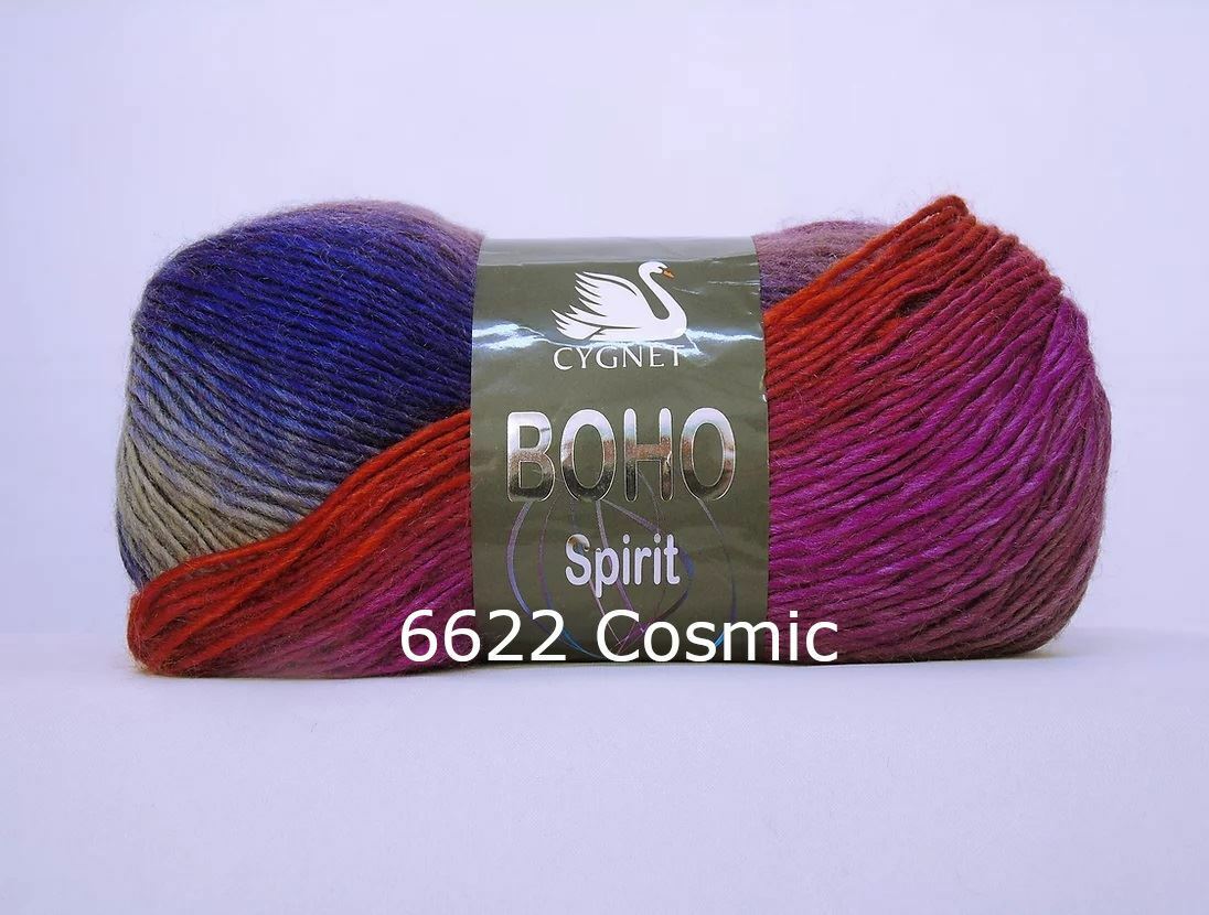 Cygnet Stile Bohemien Spirit Dk-Aran 6622 Cosmic 100g Lana