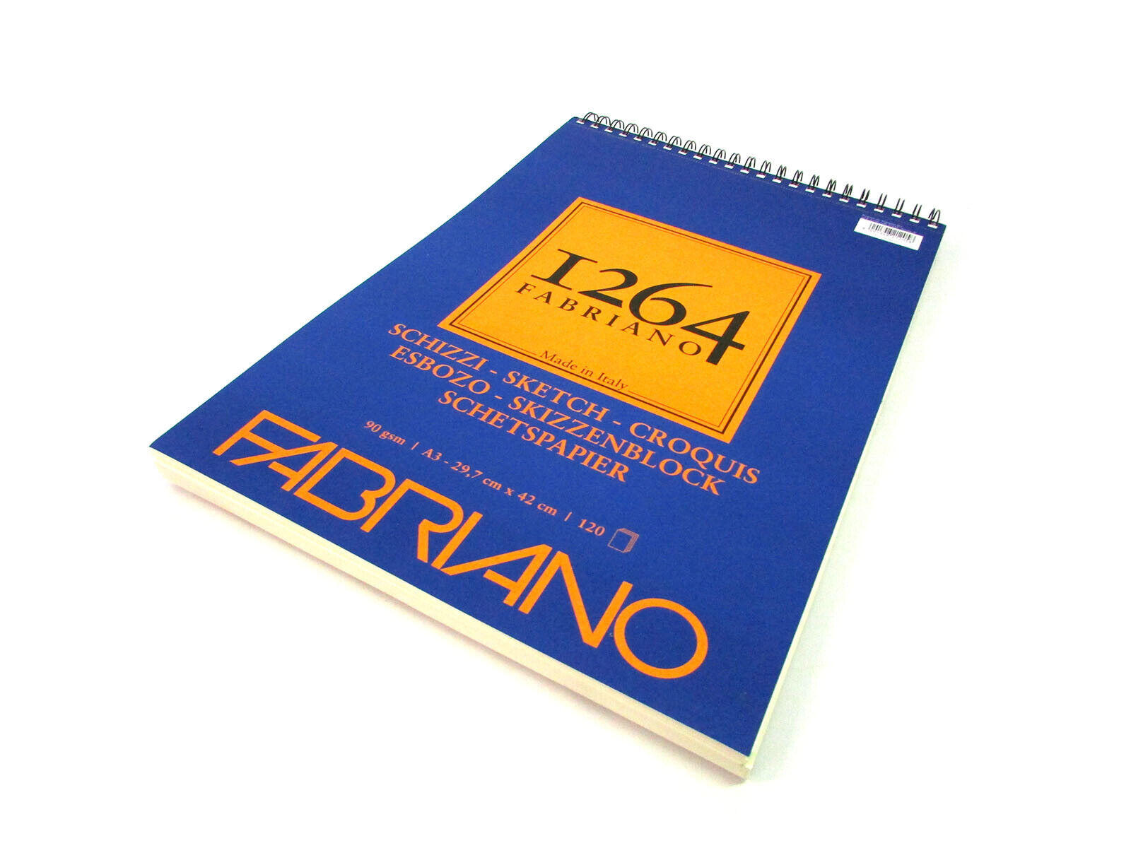 FABRIANO 1264 SCHIZZI - A3 - 90 g/m2 - ALBUM SPIRALATO 120 FOGLI