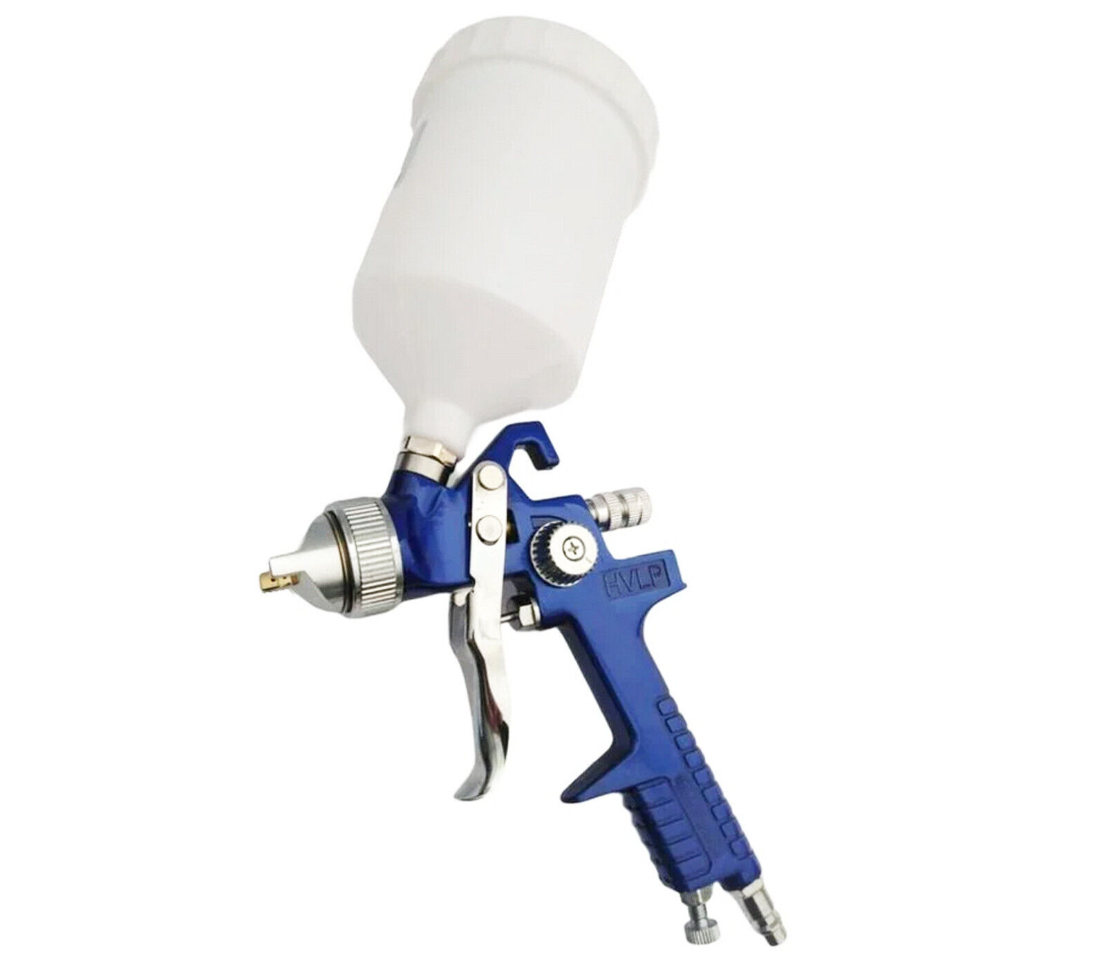 Pistola Vernice Aria 600ml Aerografo Spruzzo HVLP Verniciatura Pittura Spay H827